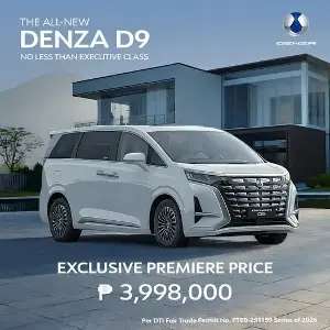 All-new DENZA D9 launched in PH 
