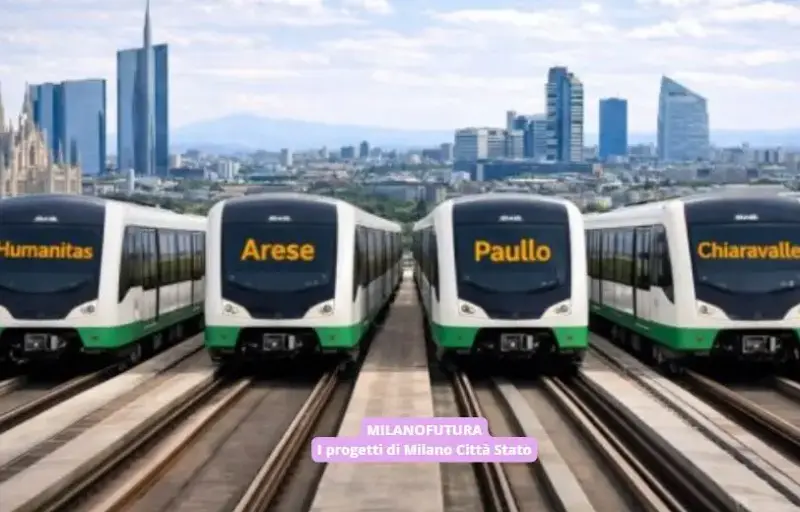 SkyMetro a Milano: le quattro linee da realizzare sul modello della MeLa