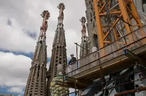The world's tallest church, under construction for nearly 150 years, is still unfinished.