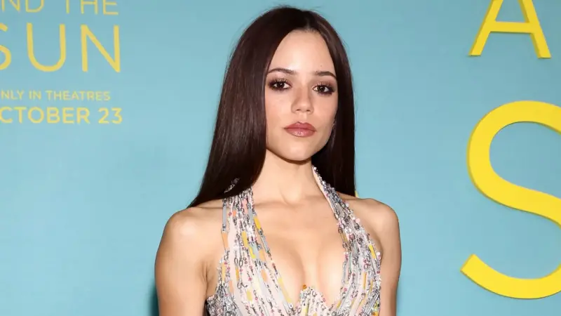 Jenna Ortega wearing a steel rod dress at the Klara and th eSun New York Special Screening at the Crosby Street Hotel on October 19, 2026.