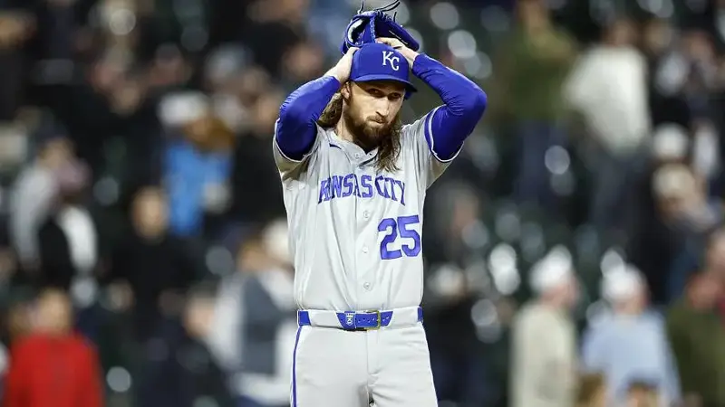 Kansas City Royals pitcher Matt Strahm