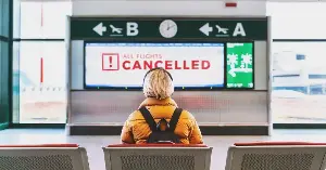 The real reason your flight gets canceled has nothing to do with weather on the ground — it starts 150 million kilometres away
