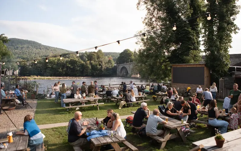 The Taybank’s tempting riverfront terrace