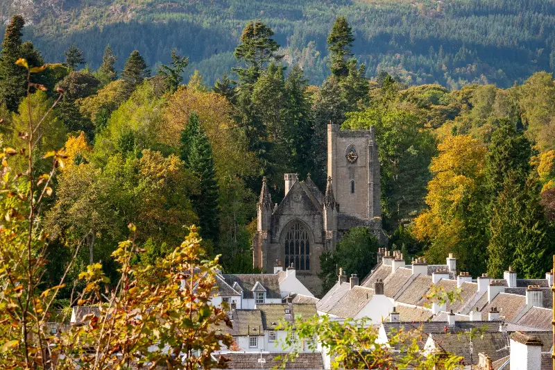 Romantic Dunkeld Cathedral is a mixture of Norman and Gothic styles - Chris Close Photography