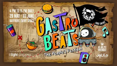 i Light Singapore 2025: GastroBeats Key Visual