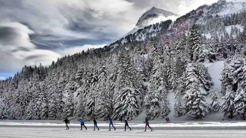 Espacio Nórdico de Llanos del Hospital, en el valle de Benasque.