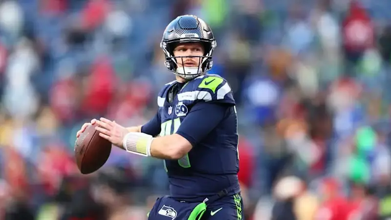 Seattle Seahawks quarterback Sam Darnold 