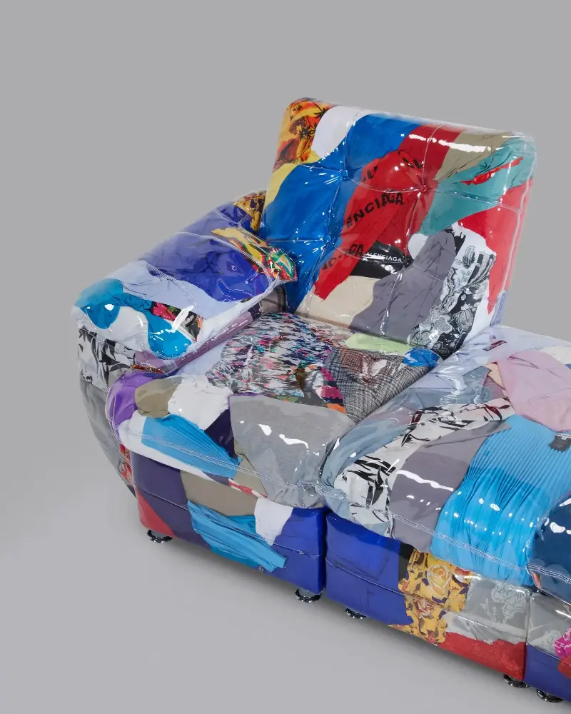Throwing it back to one of the designer's most thought-provoking creations: the Balenciaga Sofa (2019). (Image credit: Courtesy of Harry Nuriev and Crosby Studios)