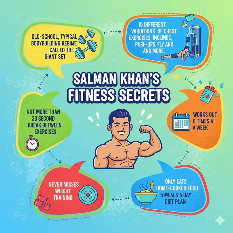 The secret to Salman Khan's incredible physique. 