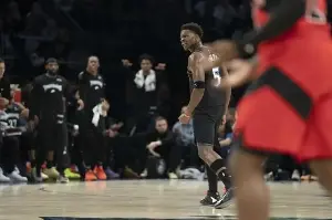 NBA: Sharpshooting Timberwolves outlast struggling Raptors