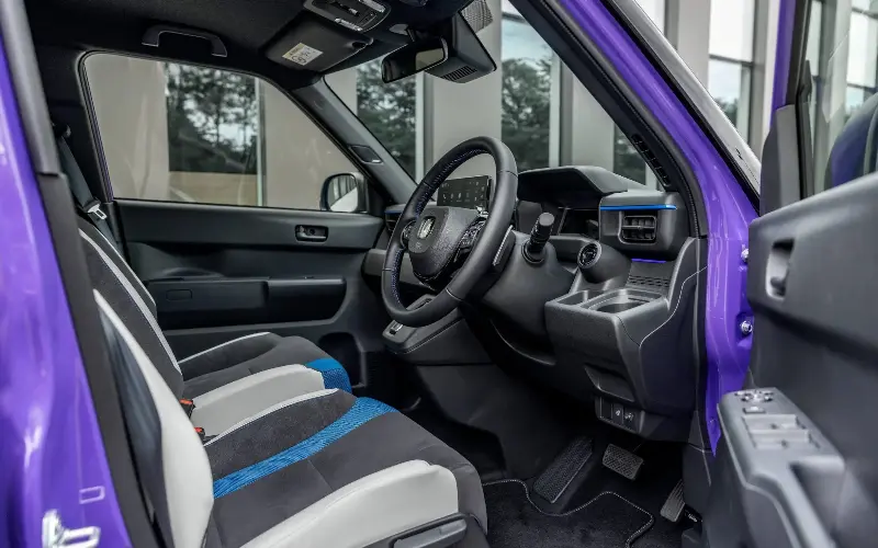 The front seats can be heated