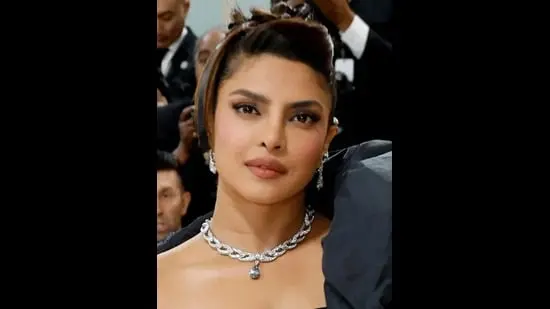 Priyanka Chopra at the 2023 Met Gala. The actor has talked repeatedly about her love for diamonds, and how she buys them as gifts to herself. (Getty Images)