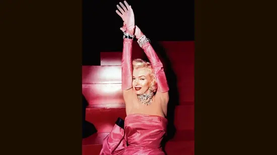 Marilyn Monroe in Gentlemen Prefer Blondes. (Getty Images)