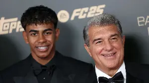 Laporta: Yamal did not err in imitating Mbappé, and Rodri's gesture means a lot