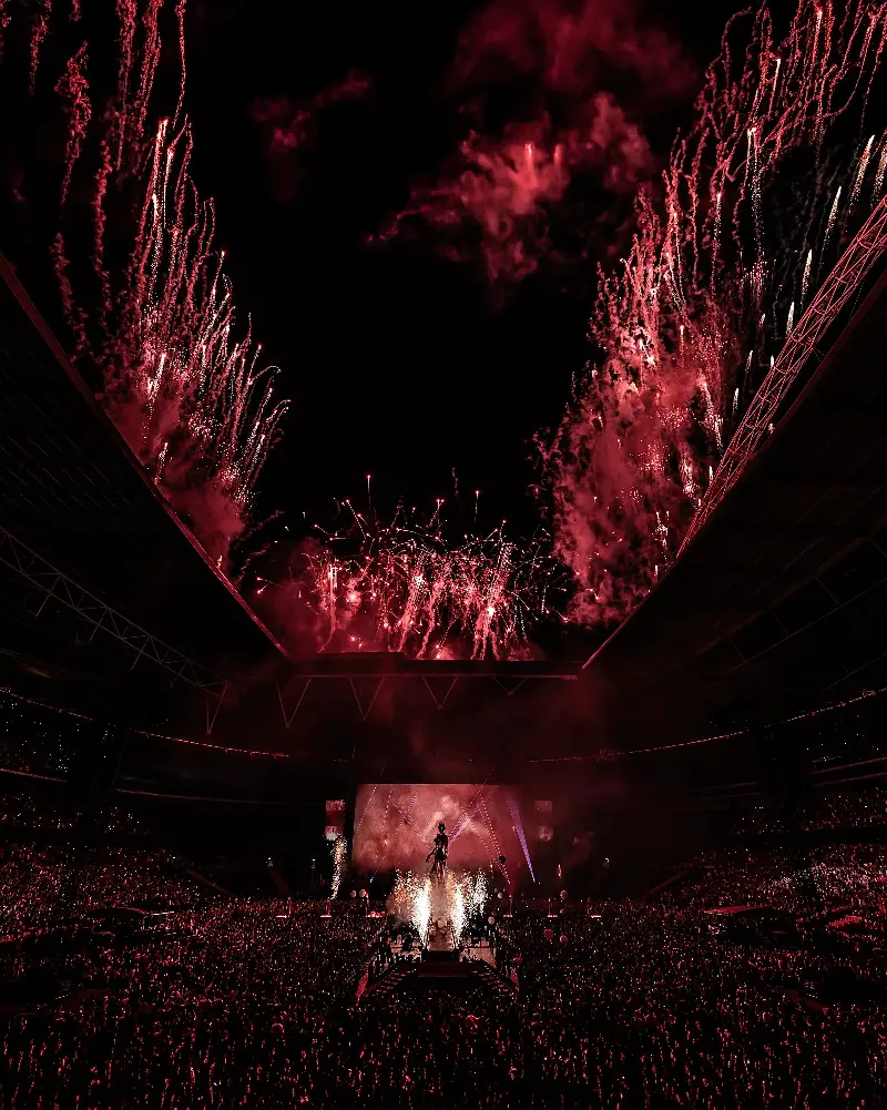 The Weeknd live at Wembley Stadium (Sebastien Nagy)