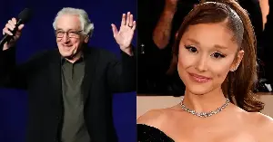 What impressed Robert De Niro about Ariana Grande after their first collaboration?
