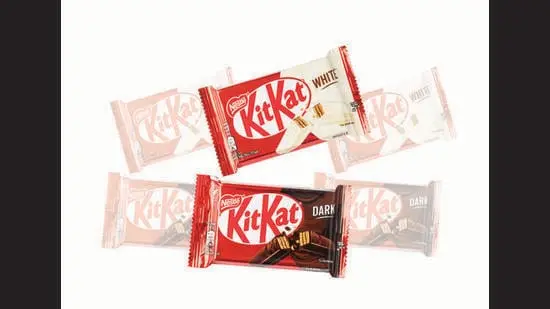 Some snacks only have a thin layer of chocolate coating, but are still delicious.