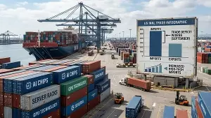US goods trade deficit widens in September as AI boom drives imports to record high