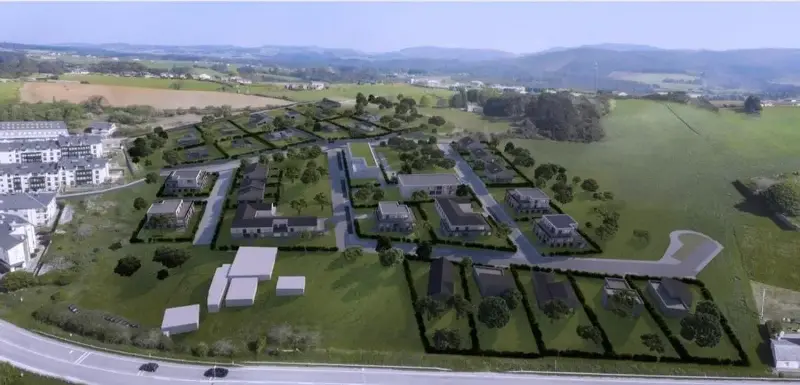 Infografía que recrea una vista área de la promoción.