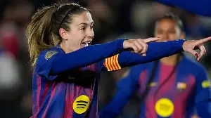 Alexia Putellas among the goals as Barcelona Femeni thrash Real Madrid to all but wrap up SEVENTH successive Liga F title