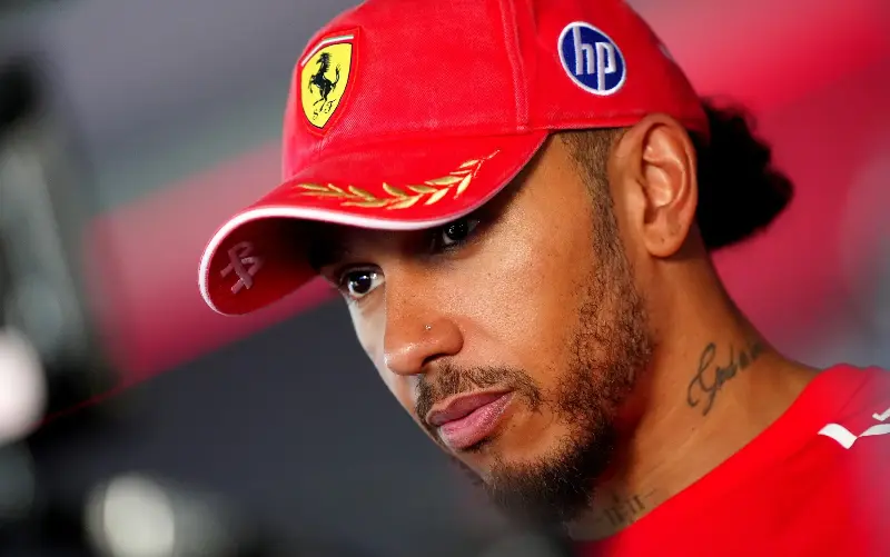 Lewis Hamilton collided with team-mate Charles Leclerc on the opening lap of the Italian Grand Prix - PA/Bradley Collyer