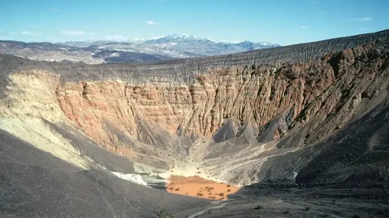 Ubehebe Crater in Death Valley.