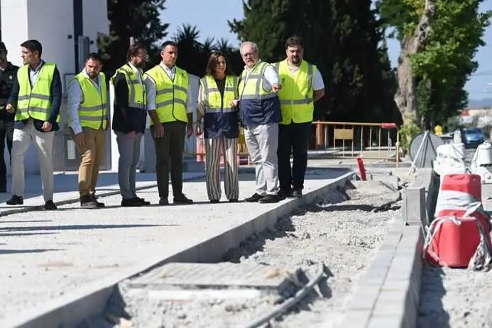 Las obras de la vía ciclopeatonal entre Alhendín y Armilla alcanzan el 40 por ciento de ejecución