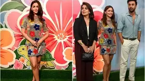 Alia Bhatt proves sequins never go out of style in dazzling top, mini skirt at Don’t Be Shy premiere with Ranbir Kapoor