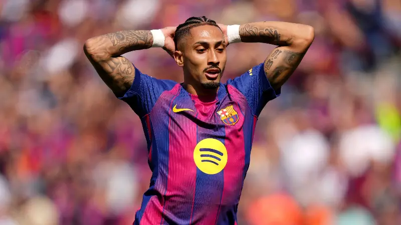 Raphinha (Barcelona) ⬇️