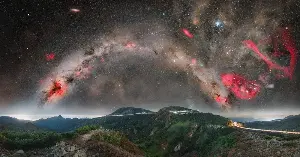 The Orionids meteor shower reached its peak on the night of October 21st and was visible to the naked eye.