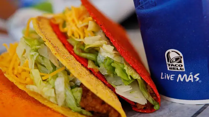 Volcano taco at taco bell