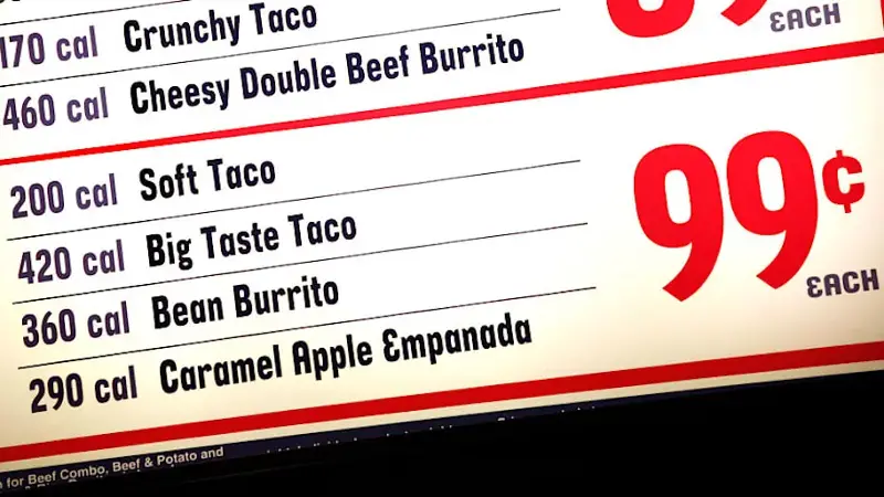 taco bell menu
