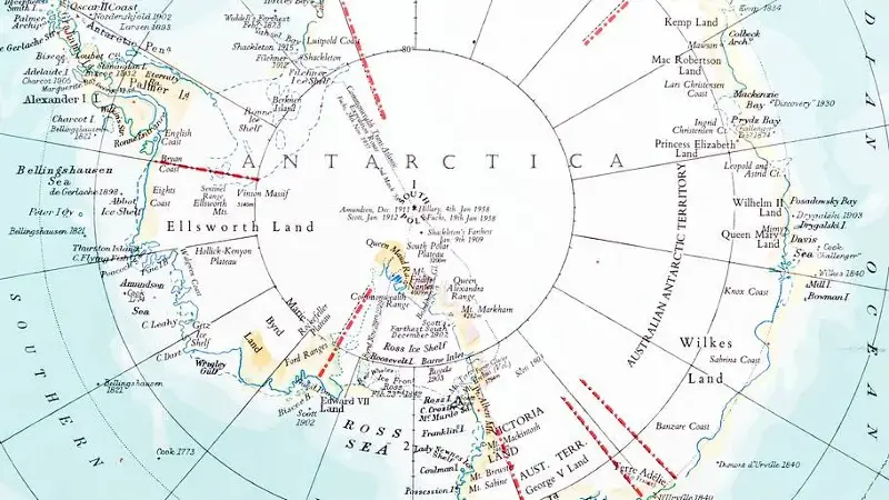 Antarctica Map