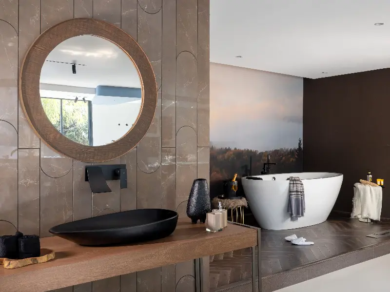 Matte-finish tiles in earthy, soft tones will define bathroom design in 2026, edging out glossy surface, says Sanjyt Singh, a well-known interior designer.