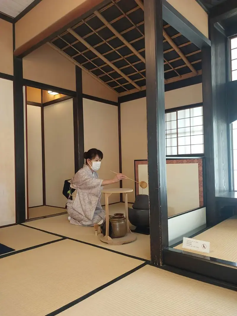 A traditional tea ceremony. 