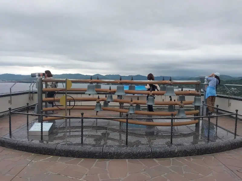 A musical carillon at Okusayama observation deck.