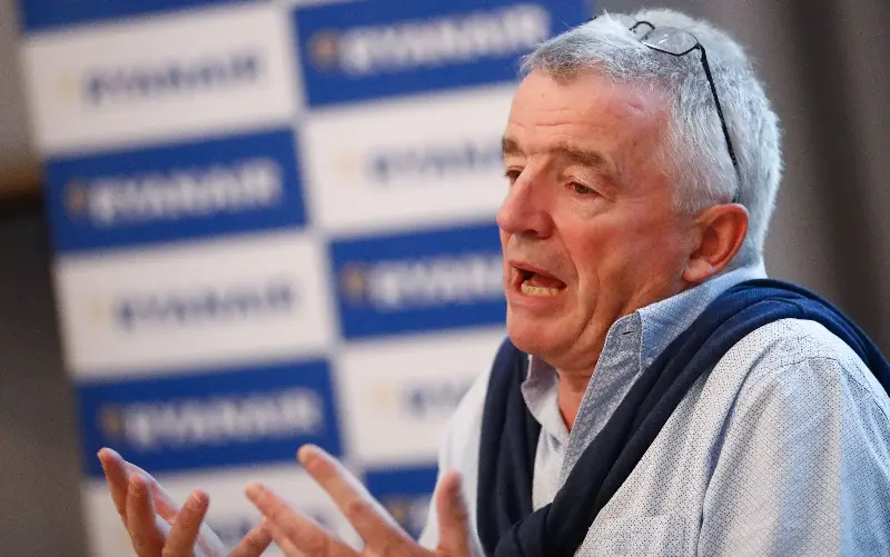Ryanair CEO Michael O’Leary warns jet fuel costs could stay elevated into 2028 - EPA-EFE/Shutterstock/STEPHANIE LECOCQ
