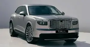 Bentley's first electric SUV is adorned with 76 crystals.