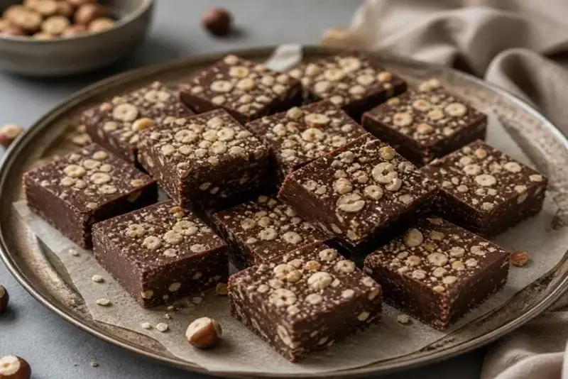 Hazelnut barfi recipe to try at home.