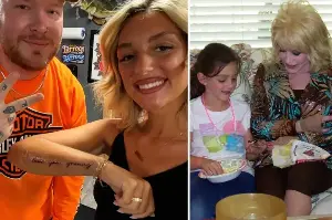 Dolly Parton's niece shows off adorable tattoo tribute to her beloved "Granny"