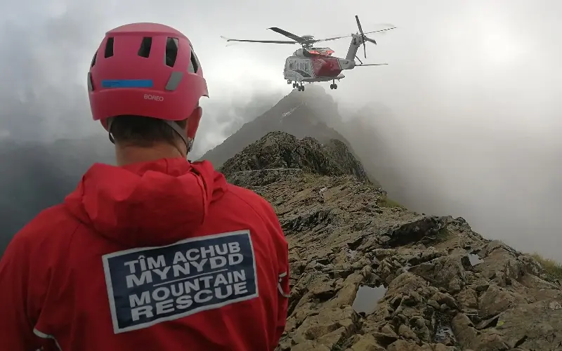 The rescue organisations that cover Snowdon (Yr Wyddfa) are responding to increasing numbers of emergencies - Jam Press/Llanberis Mountain Rescue Team