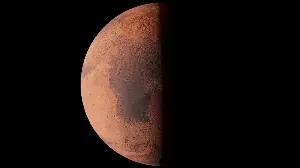 Mars has a divided mantle temperature