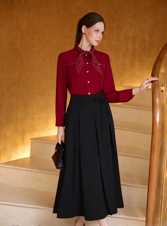 Mastering the deep red shade evokes an air of sophisticated power - Photo 6.