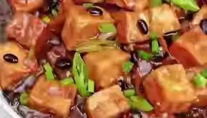 Classic Tofu with Black Bean Sauce