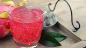 Rose and Chia Seed Sherbet: An Easy, Cooling, Gut-Friendly Digestive Drink to Beat the Heat Naturally All Day Long