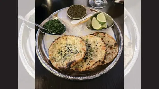 At Jamavar, chef Surender Mohan makes a fabulous paneer kulcha paired with Beluga caviar.