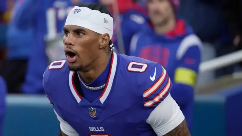 Buffalo Bills wide receiver Keon Coleman