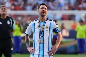 Messi returns to Inter Miami training after World Cup break
