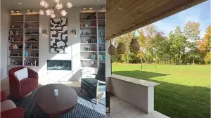 Step inside Indian family’s beautiful New Jersey home with huge backyard, double island kitchen and cosy home theatre
