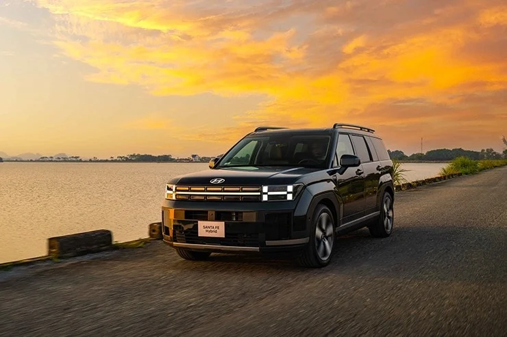 The 2026 Hyundai Santa Fe has undergone a complete transformation with a more angular design.